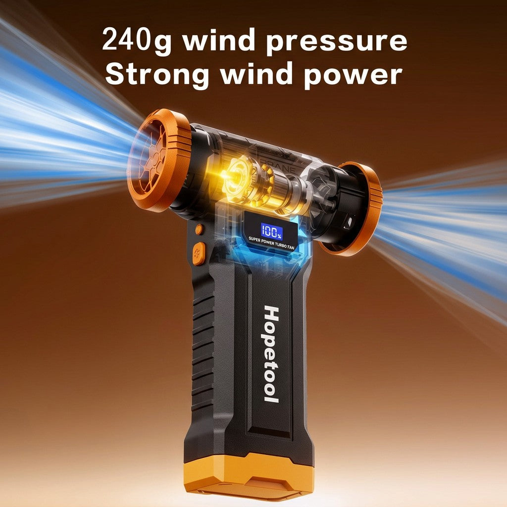 Hopetool Electric Air Duster, 150000RPM Brushless Motor