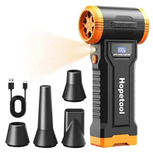 Hopetool Electric Air Duster, 150000RPM Brushless Motor