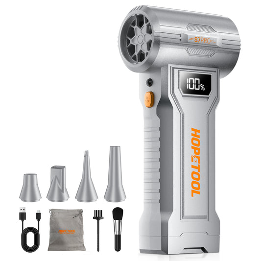 Hopetool S7 Pro Compressed Air Duster,4-Gear Adjustable
