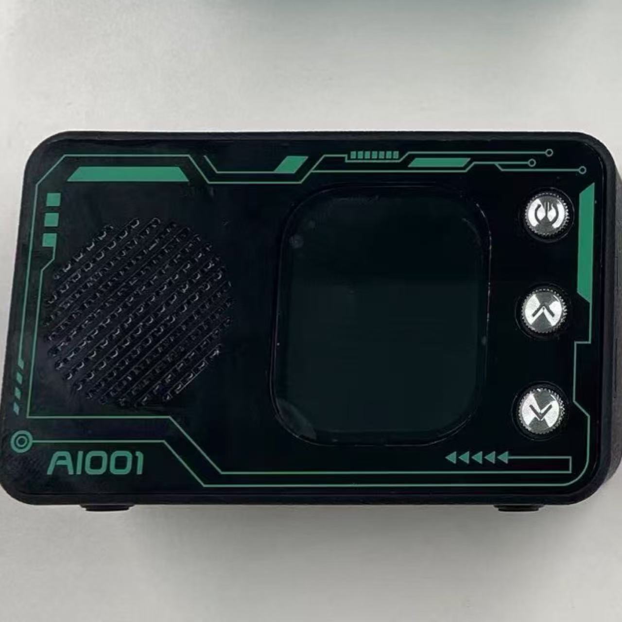 Tukio Touch Screen Bluetooth Speaker with Clock, Mini Portable Speaker with HD Sound, BT 5.4, Hands-Free Calls, Alarm, Weather Perfect for Home/Shower/Beach